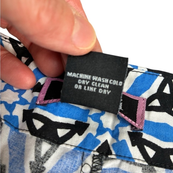 Golftini Geometric Blue and Black Women's Skirt/Skort “Flirtini”- Sz 6 - Picture 7 of 12